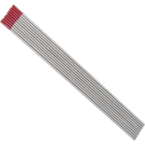 10-teiliges Wolfram-WIG-Elektrodenset zum Schweißen von Edelstahlrohren (1,6 x 150) (1/5)