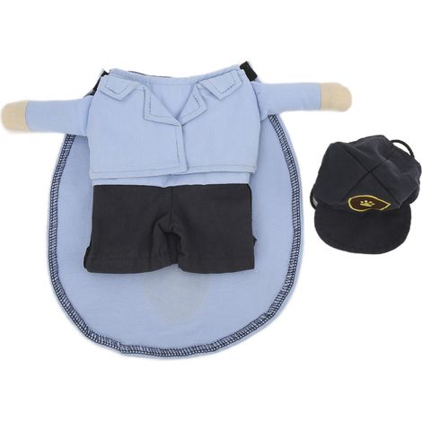 Costume de transporteur de courrier pour animaux de compagnie, Costumes doux et amusants avec capuchon pour petits chiens et chats (1/5)