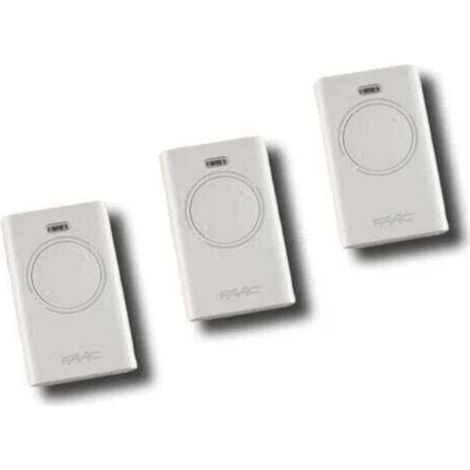 faac 3 x télécommande 2 canaux xt2 868 slh lr 787009 (1/3)