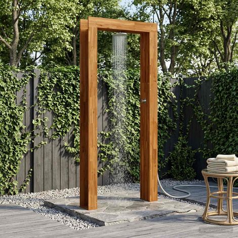 Doccia da esterno 226 cm Naturale vidaXL (1/5)