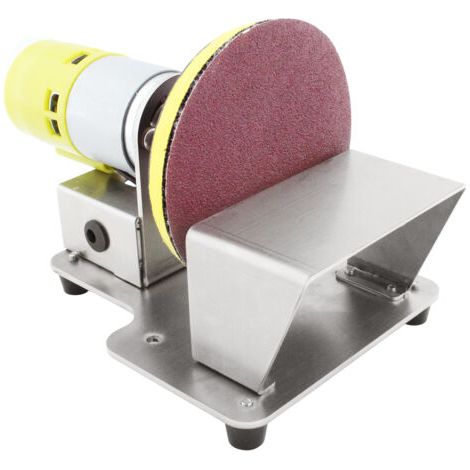 Pair - Polisseuse rotative électrique Ponceuse à disque de table avec 7 vitesses variables 20 pièces Disques abrasifs de 3 pouces pour le polissage, le meulage, la finition du bois et du plastique (1/5)