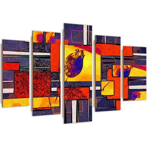 Quadro deco panel 5 parti, Precisione - 200x100 (1/5)