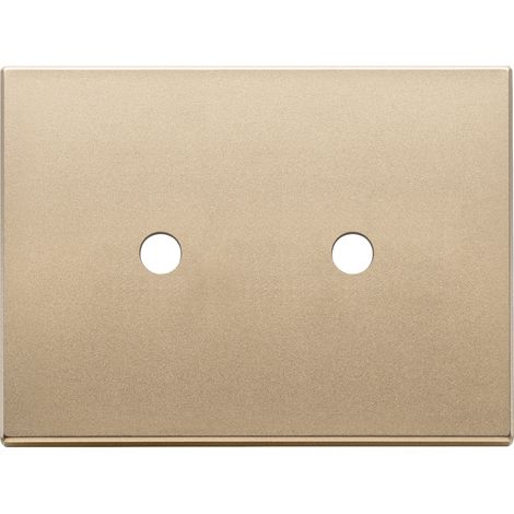VIMAR - 22683.RN.2.88 Placca 3Mx2 Tondo oro satinato