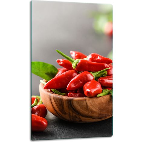 GLASPLATTE, TISCHPLATTE 30x52 CHILLI (1/5)