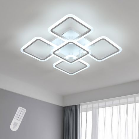 Plafonnier LED Dimmable, 57W 6400LM avec Télécommande 3000K-6500K (1/5)