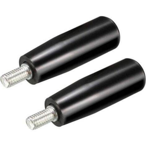 2Pcs poignée tournante Machine volant M8 mâle Fileté machines fraisage tige