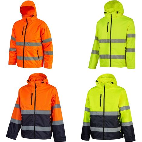U-Power HL375OF Parka tecnico orange fluo - 3XL (1/5)