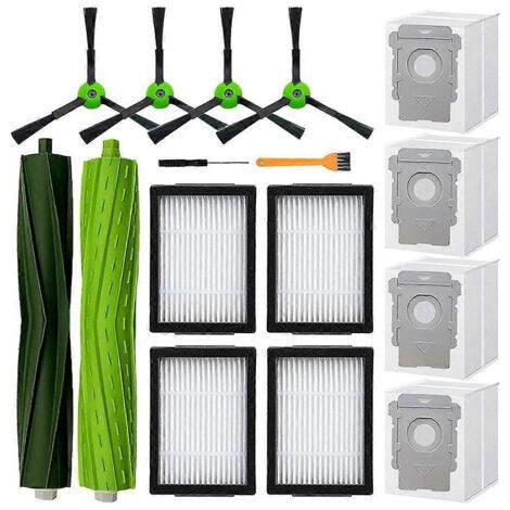 Pièces détachées pour aspirateurs iRobot Roomba séries I3, I3+, I7, I7+, I5 et J5+, I4, I6, I6 et I8, I8+/Plus, E5, E6, J7, IE et J : sac à poussière et filtre. (1/5)
