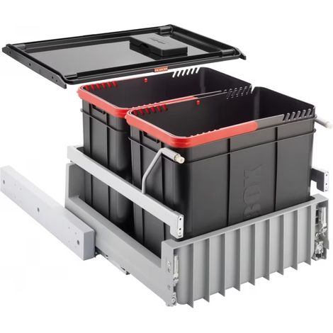 Poubelle Sorter Duo 45 - sur porte coulissante (pour meuble de 45 cm) - Franke (1/3)