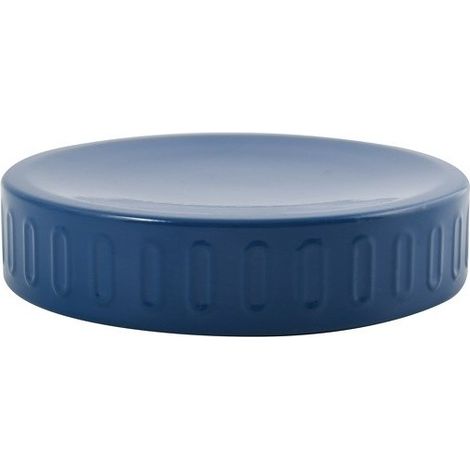 Jabonera HABANA Acero Azul Oscuro MSV (1/2)