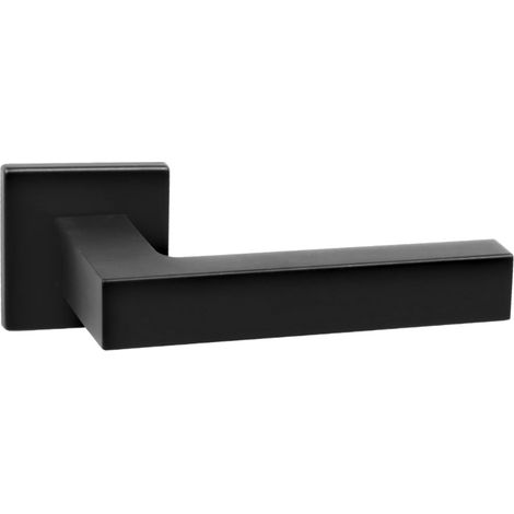 DOMINO Poignée de porte YORK QR Noir Poignée Sans rosace Noir (1/5)
