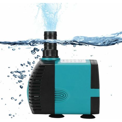Pompe à eau submersible compacte complète, pompe à eau pour aquarium, pompe de circulation pour bassin à poissons, pompe d'aspiration latérale pour aquarium (EB-301 3w) (1/5)