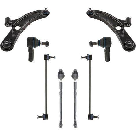 KIT BRACCIO OSCILLANTE 8 PEZZI COMPATIBILE CON OPEL AGILA (B) (H08) 1.3 CDTI (F68) / Kit Sospensione Completo OE/OEM / Bracci Oscillanti + Testine Sterzo / Sostituzione Diretta OEM