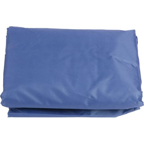 Funda de repuesto para silla giratoria de jardín, impermeable y a prueba de polvo, azul, 3 plazas, 190x132x15cm -Crezuo