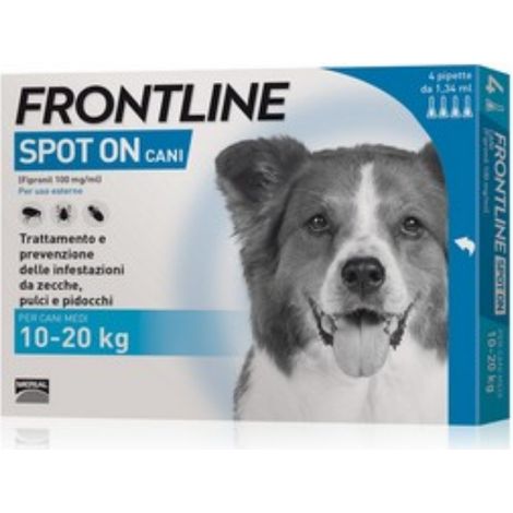 Frontline antiparassitario spot on per cani 10Ø20 kg (cf. 4 pipette) - Frontline (1/2)
