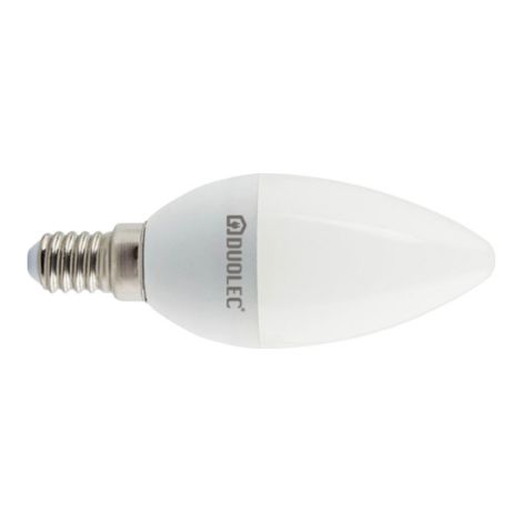 Bombilla Led vela DUOLEC E14 luz día 5w -