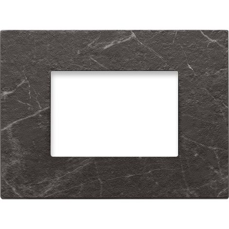 VIMAR - 22653.53 Placca 3M nero Marquina