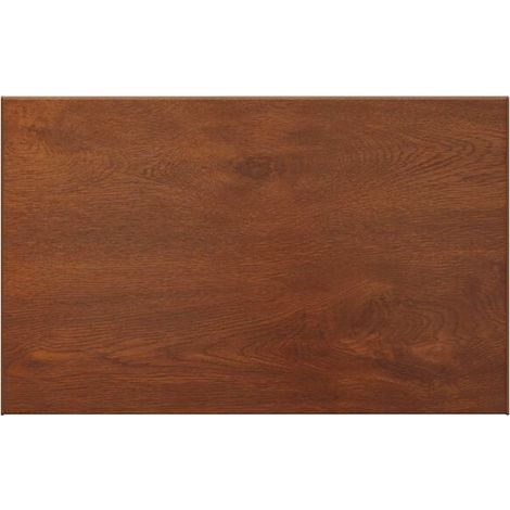 Appuis de fenêtre en bois brun, 100 x 50 x 4,5 cm, en PVC.