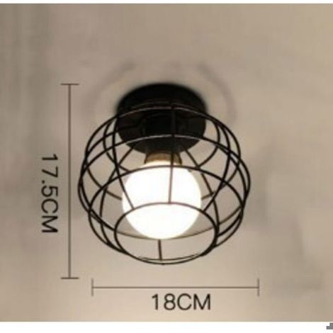 Applique géométrique en fer forgé pour le salon, la cuisine,la salle à manger, le café (ampoule non incluse) Tennis White Light E27 (1/5)
