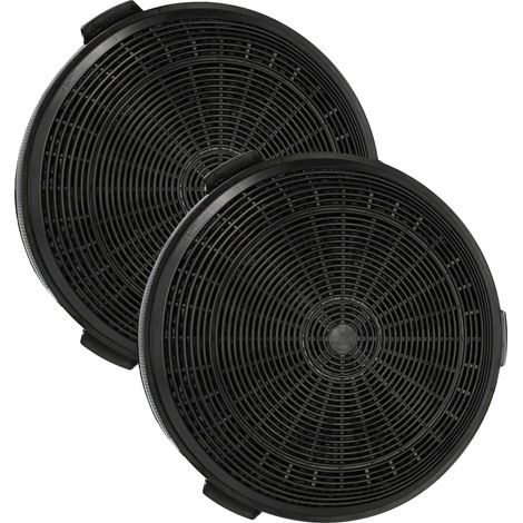vhbw 2x Aktivkohlefilter kompatibel mit Oranier Siria, Farina, Brisa Dunstabzugshaube - 18,85 cm