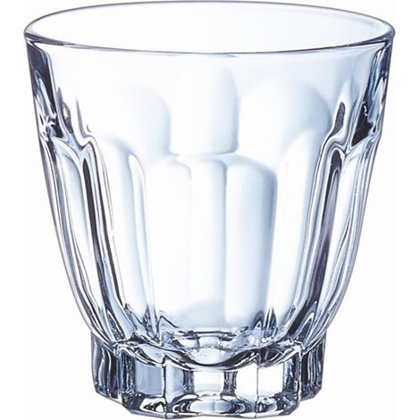 Lot de 6 verres en verre résistant de forme basse 16 cl (1/4)