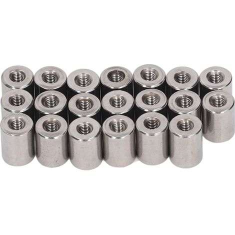 20 écrous de couplage ronds M5x0.8, acier inoxydable (1/5)