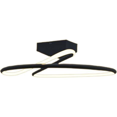 V-TAC VT-7763 Runder LED-Kronleuchter im modernen, abstrakten, ineinander verschlungenen Design, 20 W, in der Farbe Aluminiumschwarz 4000К - 6926 (1/5)