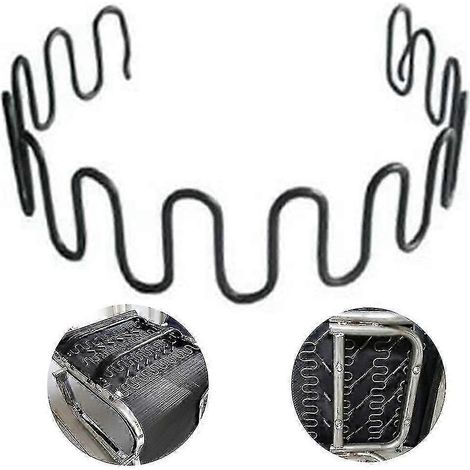 Ressorts de rechange pour canapés et chaises : ressorts de tension ondulés en acier de 60 cm avec clips également adaptés à la réparation de meubles et de chaises (70 cm). (1/5)