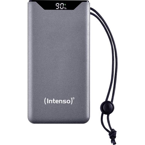 Intenso F20000 Power bank 20000 mAh Ricarica rapida, Consegna di potenza LiPo USB-A, USB-C® Grigio (1/5)