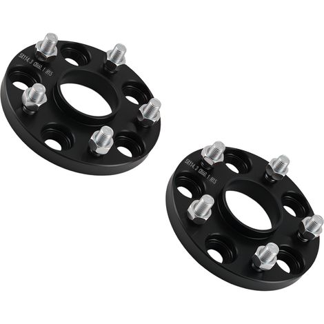 15mm Black Wheel Spacers for Lexus GS300 GS430 IS250 Hub Centric 5x114.3mm (1/5)