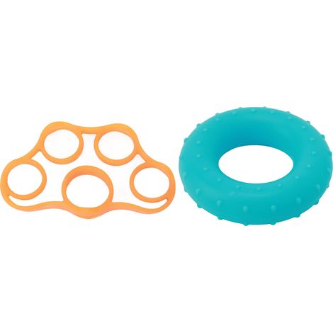 11LB Anneau de renforcement de préhension en silicone 40LB, extenseur de doigts antidouleur carpienne, exerceur de prise (1/5)