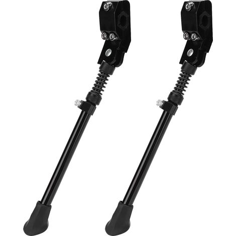 2 Pièces Support Latéral Réglable pour VTT, Béquille de Station pour Vélo de Montagne (1/5)