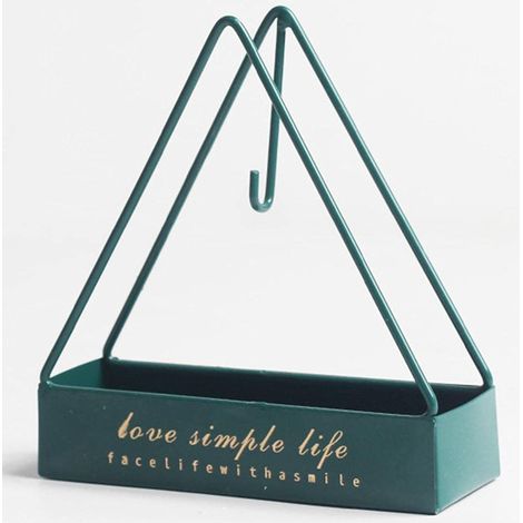 Support de Bobine de Moustique en Métal 2 Pièces Support de Bobine de Moustique en Fer Rétro Porte-encens Protection Contre Le Feu et Le Vent Ornement de Conception de Cage à (Modèle Triangulaire) (1/5)