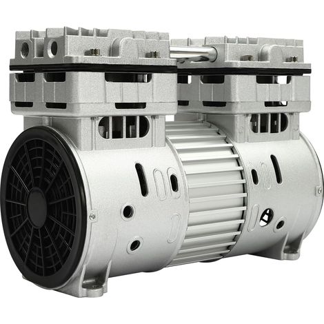 Leiser Luftkompressor, 8 bar Druck, 800-W-Motor, ölfreie Kompressoreinheit, Rotorkompressor, 125 l/min Fördermenge