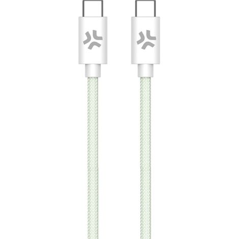 Celly USBCUSBCCOTTGN cavo USBUSB 1,5 m USB C Verde, White (1/4)