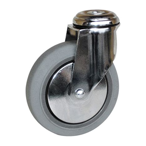 Roulette industrielle Pivotante Guitel Hervieu, Acier galvanisé, Ø 125mm, 90kg ( Prix pour 1 )