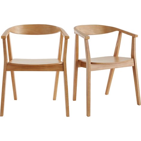Skandinavische Stühle aus Holz (2er-Set) BAHIA (1/5)