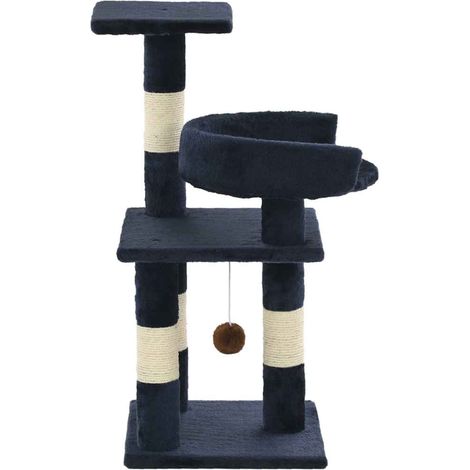 Maison Exclusive - Albero per Gatti con Tiragraffi in Sisal 65 cm Blu (1/5)