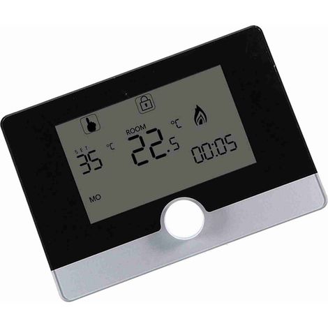 Thermostat programmable pour chaudières murales, couleur blanche. (1/5)