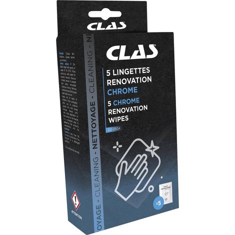 5 lingettes renovation chrome- CO 0504 - CLAS Equipements