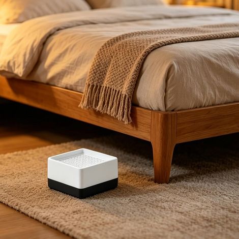 Rehausseurs de Lit 4 Pièces Pieds Rehausseurs Carrés Empilables pour Meubles,Support Rehausseur De Table - Convient pour votre Maison, Appartement, Ferme, Chambre, Cuisine, Salon, Buanderie et Burea (1/4)