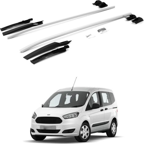 TURTLE kompatibel mit Ford Courier 2014-2023 Dachreling Hawk Grau (1/4)