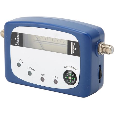 Détecteur de Signal TV avec Boussole et 4 LED pour Antennes Satellite (1/5)
