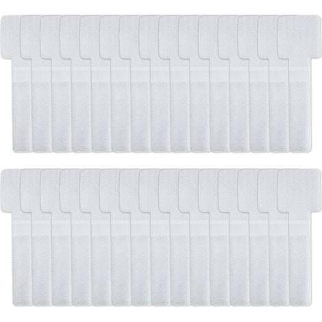 Attaches Pour Câbles Sous Bureau - Sangles Réglables En Nylon Auto-Adhésives - Blanc - Lot De 30 Pièces (1/5)