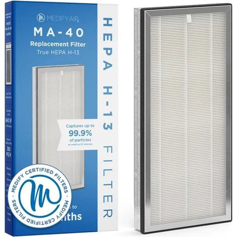 Medify Air Filtre de traitement d'air Gris H4.8xl20xL44cm (1/5)