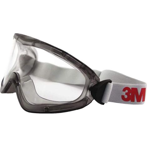 3M 2890 Occhiali a mascherina antiappannante, con protezione antigraffio Bianco EN 166-1 DIN 166-1 (1/5)