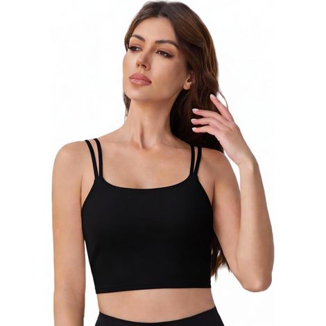 Women's Backless Sports Bra Yoga/Pilates Top, Buttery Soft Fitness Clothing Versatile as Workout Tops/Gym Tops for Active Women (1/5)