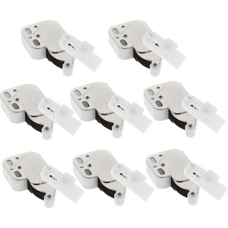 Loquet de Porte Caché Autobloquant à Ressort, 8 Pièces, inox (1/5)