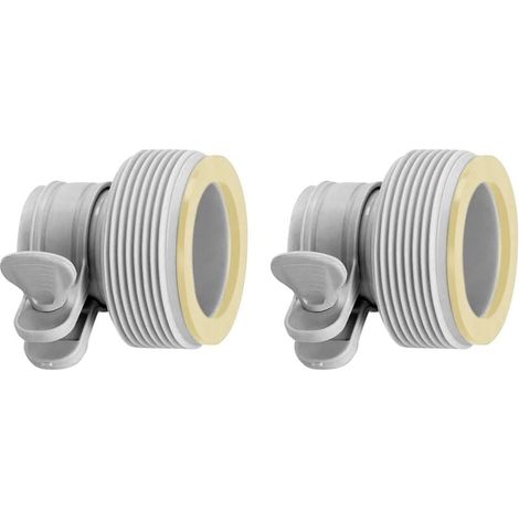 Adaptateur Tuyau - 32 mm à 38 mm - Pour Piscine Hors Sol - 2 Pièces (1/5)