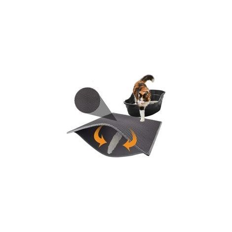 Tapis de litière pour chat et chiot en EVA étanche, double couche nid d’abeille, 30 x 30 cm – Idéal intérieur/extérieur (1/5)